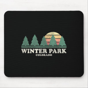 Winter Park Co Vintage Throwback T-Shirt Retro 70e Mousepad