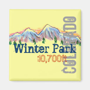 Winter-Park-Colorado-Aufzugmagnet Magnet