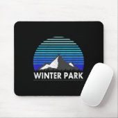 Winter Park Colorado Blaumeisenberg  Mousepad (Mit Mouse)