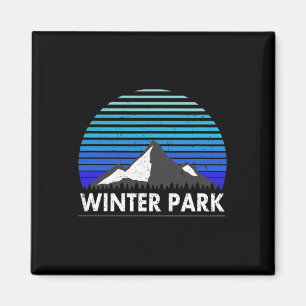 Winter Park Colorado Bluebird Mountain Magnet