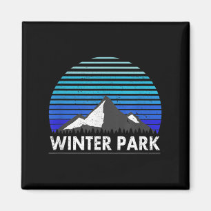 Winter Park Colorado Bluebird Mountain Magnet