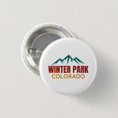 Winter Park Colorado Button (Vorne & Hinten)