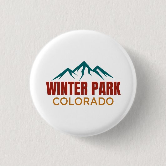 Winter Park Colorado Button (Vorderseite)