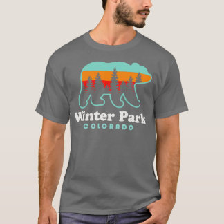 Winter Park Colorado Ferien Bärenbäume T-Shirt