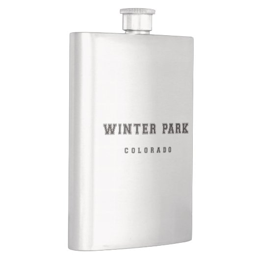 Winter-Park Colorado Flachmann (Rechts)