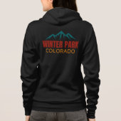 Winter Park Colorado Hoodie (Rückseite)