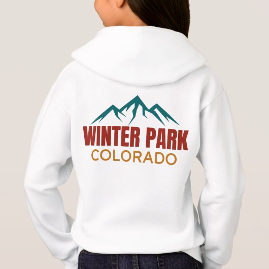 Winter Park Colorado Hoodie (Rückseite)