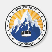 Winter Park Colorado Magnet (Vorne)