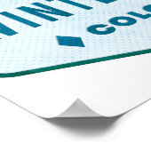 Winter Park Colorado Ski Abzeichen Poster (Ecke)