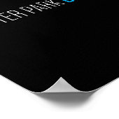 Winter Park Colorado Snowboard Box Typ Poster (Ecke)