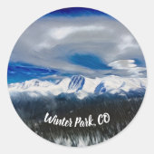 Winter Park Colorado Sticker (Vorderseite)