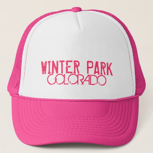 Winter Park Colorado Truckerkappe (Vorderseite)