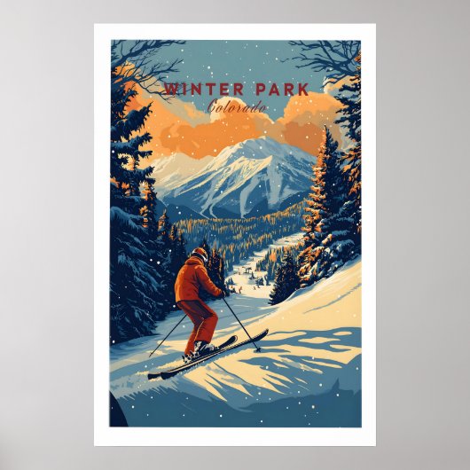 Winter Park Druck Colorado 1 Poster (Vorne)