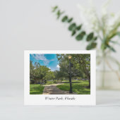 Winter Park Florida Postkarte (Stehend Vorderseite)