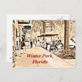 Winter-Park Florida - Postkarte (Vorne/Hinten)