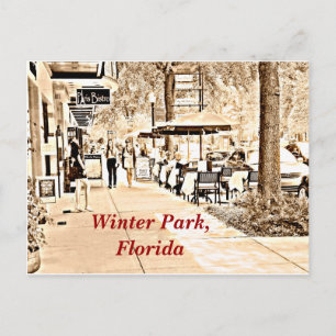 Winter-Park Florida - Postkarte