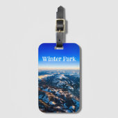 Winter Park Luggage Tag Gepäckanhänger (Vorderseite Vertikal)