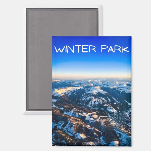 Winter Park Magnet (Vorderseite/Rückseite)
