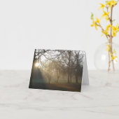 "Winter-Park" Notecard Karte (Gelbe Blume)