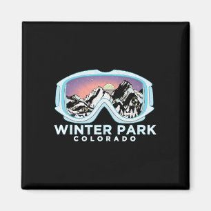 Winter Park Ski Design Winter Park Magnet