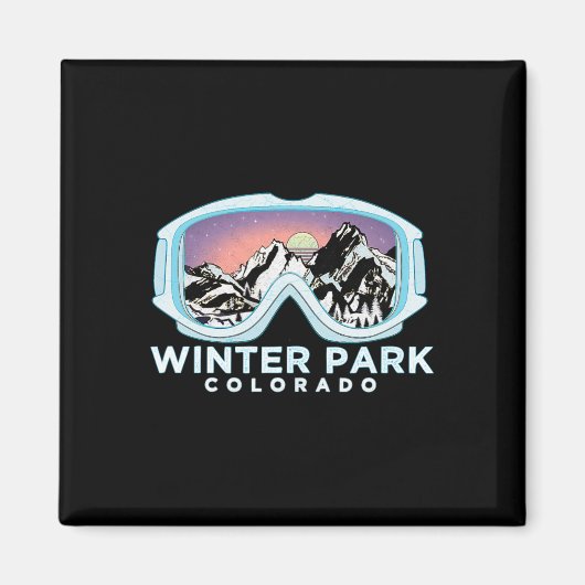 Winter Park Ski Design Winter Park Magnet (Vorne)