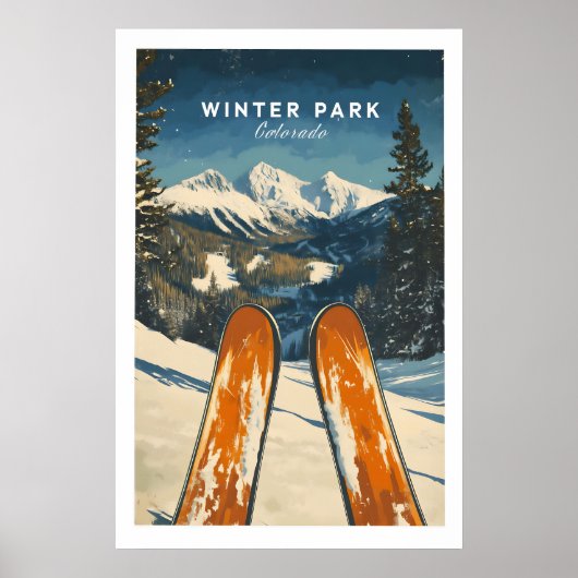 Winter Park Ski Poster - Colorado 1 (Vorne)