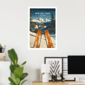 Winter Park Ski Poster - Colorado 1 (Heimbüro)