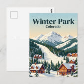 Winter Park USA Postkarte (Vorne/Hinten)