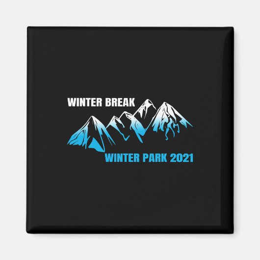 Winter Park Winter Break College High School Schül Magnet (Vorne)