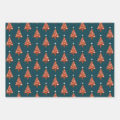 Winter Party Christmas Toy Cat Geschenkpapier Set (Vorderseite 3)