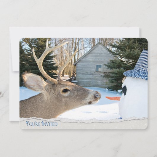 Winter-Party-Einladung Einladung (Vorderseite)