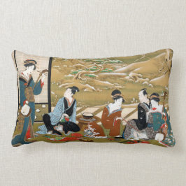 Winter Party von Utagawa Toyoharu Holzblock japan Lendenkissen