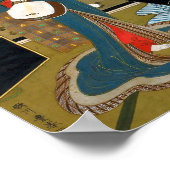 Winter Party von Utagawa Toyoharu Holzblock Japan Poster (Ecke)