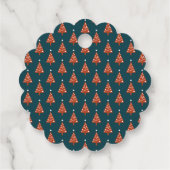 Winter Party Weihnachtsspielzeug Cat Geschenk Geschenkanhänger (Rückseite)