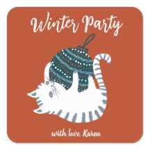 Winter Party Weihnachtsspielzeug Cat Geschenk