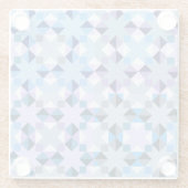 Winter-Patchwork-Star Glasuntersetzer (Rückseite)
