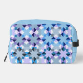 Winter-Patchwork-Star Waschbeutel (Rückseite)