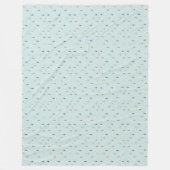 Winter Pattern Design Fleece Blanket (Vorderseite)
