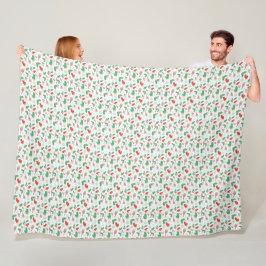 Winter Pattern Design Fleece Blanket