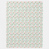 Winter Pattern Design Fleece Blanket (Vorderseite)
