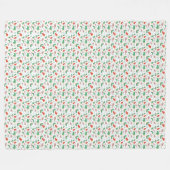 Winter Pattern Design Fleece Blanket (Vorderseite (Horizontal))
