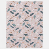 Winter Pattern Design Fleece Blanket (Vorderseite)