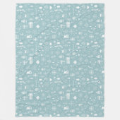 Winter Pattern Design Fleece Blanket (Vorderseite)