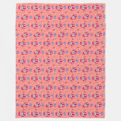 Winter Pattern Design Fleece Blanket (Vorderseite)
