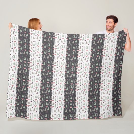 Winter Pattern Design Fleece Blanket (Beispiel)