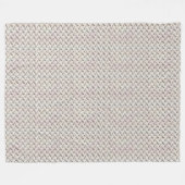 Winter Pattern Design Fleece Blanket (Vorderseite (Horizontal))