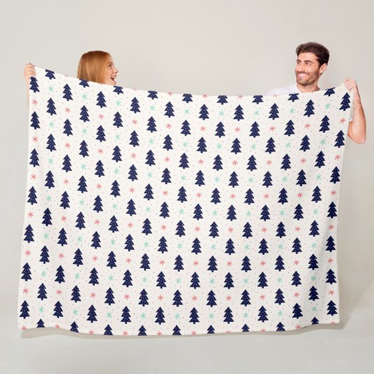 Winter Pattern Design Fleece Blanket (Beispiel)
