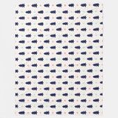 Winter Pattern Design Fleece Blanket (Vorderseite)