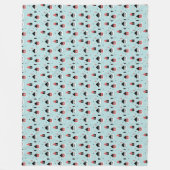 Winter Pattern Design Fleece Blanket (Vorderseite)