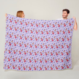 Winter Pattern Design Fleece Blanket